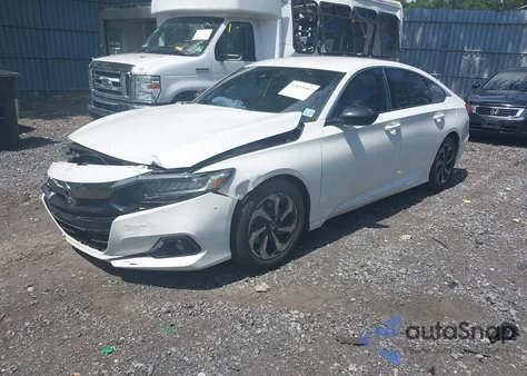 2022 Honda Accord Sport from USA, damaged, VIN 1HGCV1F37NA020609